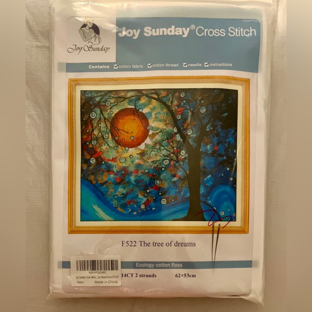 Tree Of Dreams Cross Stitch Kit by Joy Sunday F522